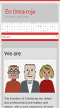 Mobile Screenshot of entintaroja.com
